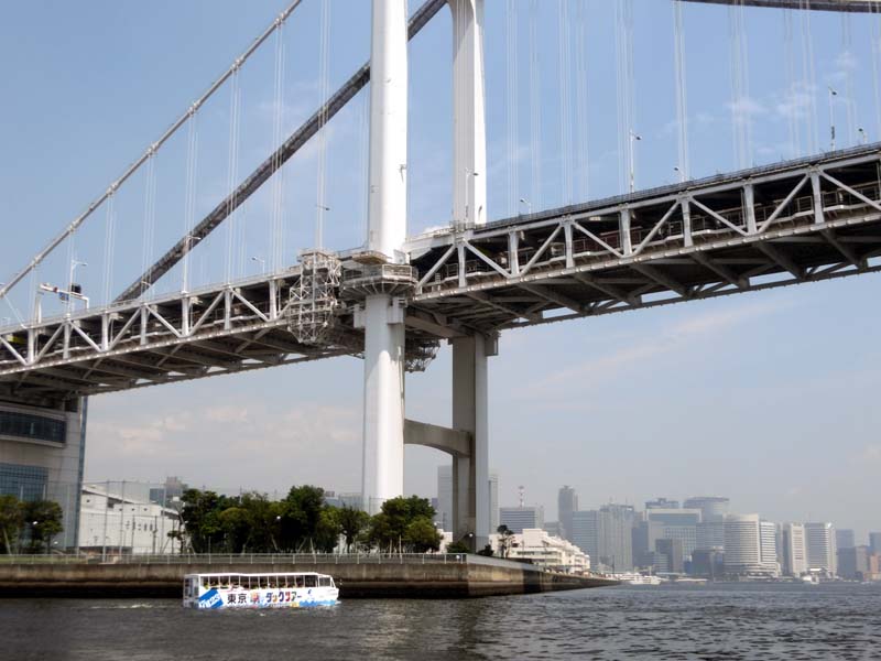 「東京ダックツアー」東京湾クルージング